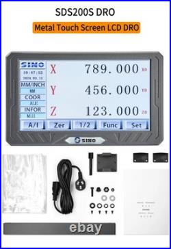 SDS200S DRO Touch Screen LCD Digital Readout 0.005mm With KA35 Linear Scale