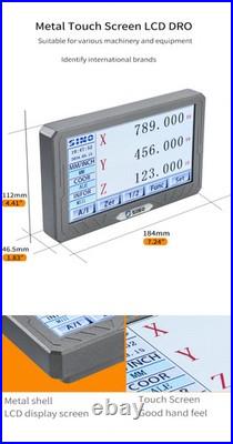 SDS200S DRO Touch Screen LCD Digital Readout 0.005mm With KA35 Linear Scale