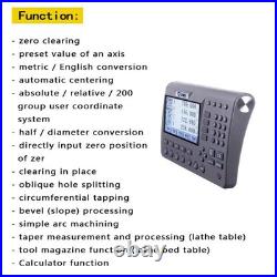 SINO Metal 4 Axis LCD Digital Readout SDS200 DRO Display Kit