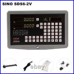 SINO SDS6-2V 2 Axis DRO Digital Readout Display Metal Case Milling Lathe