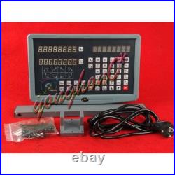 SNS-2V 2 Axis DRO Digital Display Readout For Milling Lathe MachineNew bh