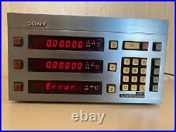 SONY MAGNESCALE LM20 DIGITAL READOUT DRO with Power Cord (Z axis error)