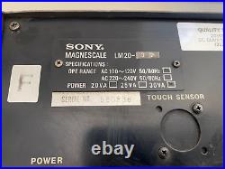 SONY MAGNESCALE LM20 DIGITAL READOUT DRO with Power Cord (Z axis error)