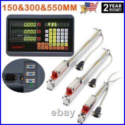 Scale 150+300+550mm with 3Axis Digital Readout DRO Display Kit, US STOCK #tr