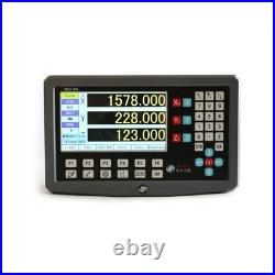 Sino Big LCD DRO Digital Readout and Linear Scale 3pcs 120-1020mm Encoder 5? M