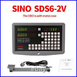 Sino SDS6 2/3Achsen Digitalanzeige DRO Lineare Skala Scale Hohe Präzision CNC