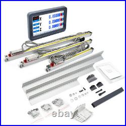 Touch Screen DRO 3Axis Digital Readout Display+3pc Linear Scale Glass Sensor Kit