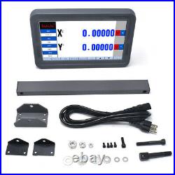 Touch Screen Mill Dro Digital Readout LCD Display+Linear Glass Scale Kit 2/3Axis