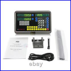US 2/3Axis Digital Readout DRO Display Linear Scale Encoder for Bridgeport Mill