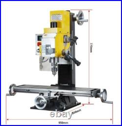 WMD25V 750W Multi-function Drilling Milling Machine +3-Axis Readout system 220V