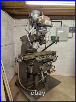 Xyz 1500 Turret Milling Machine Varispeed Head Digital Readout Powered X-axis