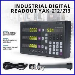 YAK-212 2 Axis DRO Digital Readout Display Lathe Mill Grinder 0.1? M