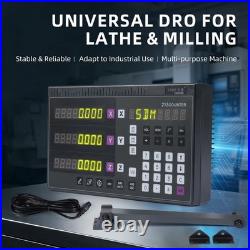 YAK-212 2 Axis DRO Digital Readout Display Lathe Mill Grinder 0.1? M