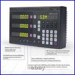 YAK-212 2 Axis DRO Digital Readout Display Lathe Mill Grinder 0.1? M