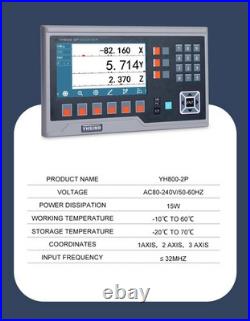 YH800-2P Metal LCD 7inch Digital Readout DRO 15 language